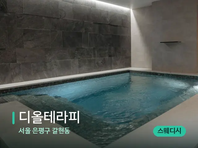 서울 은평구 갈현동 디올테라피 — 스파 관리실 내부
