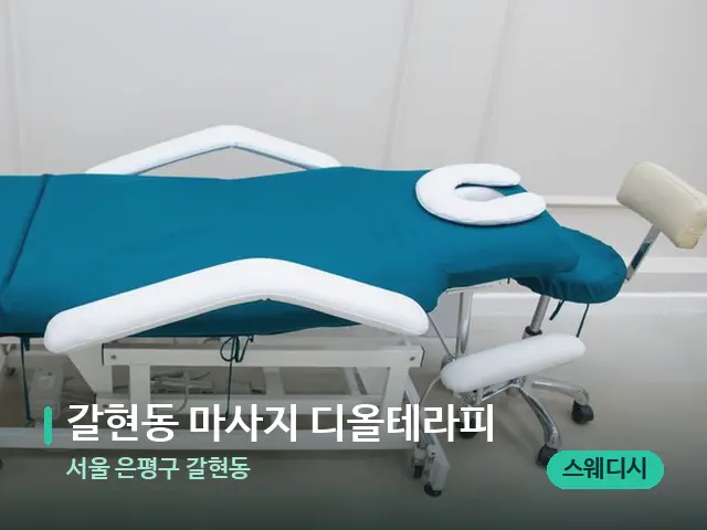 서울 은평구 갈현동 갈현동 마사지 디올테라피 — 스파 관리실 내부